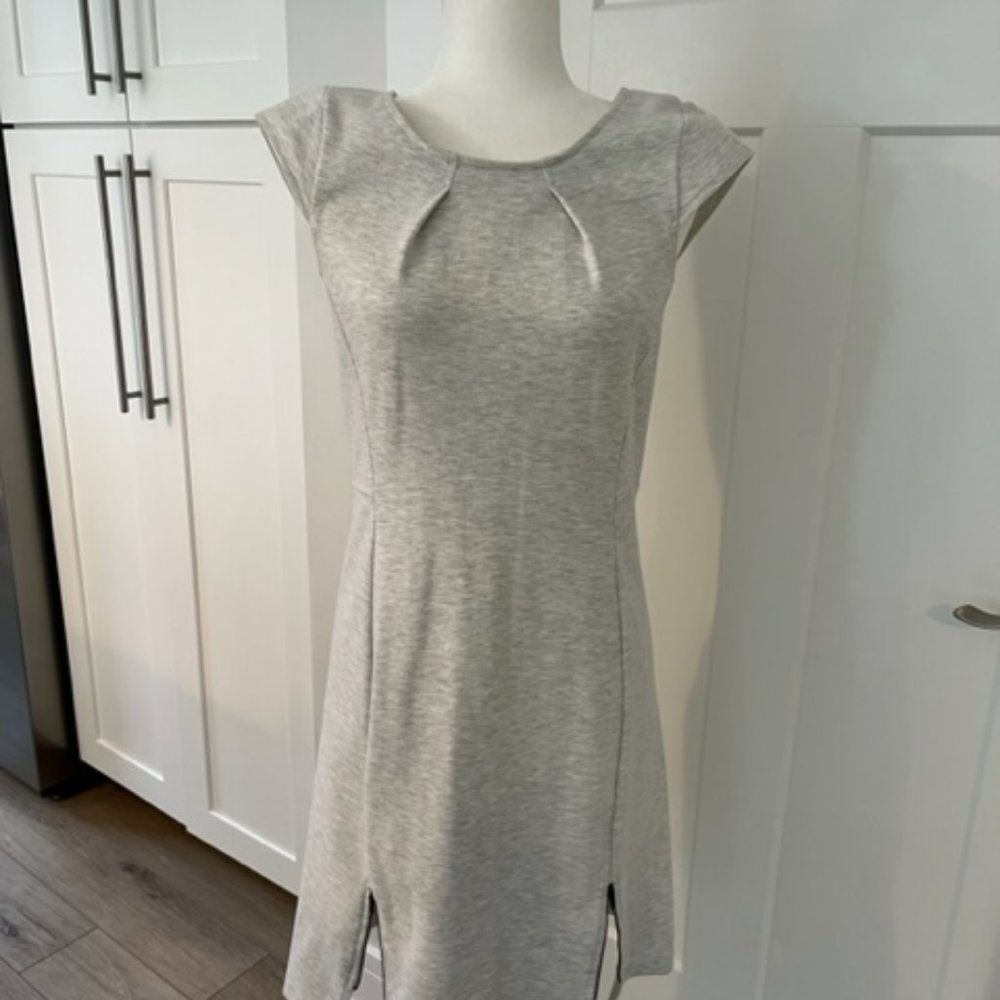 FRENCH CONNECTION Grey, Zip Back Mini Dress - Size 6